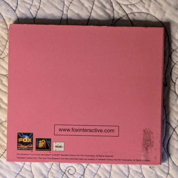 THE SIMPSONS VIRTUAL SPRINGFIELD WINDOWS 95 PC CD-ROM COMPLETE - Picture 3 of 3